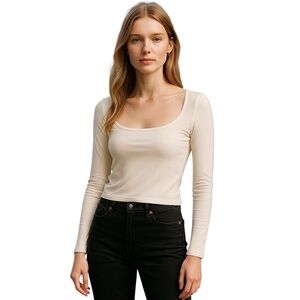 Elodie Cream Long Sleeve Size XS/S